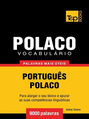 cover image of Vocabulário Português-Polaco